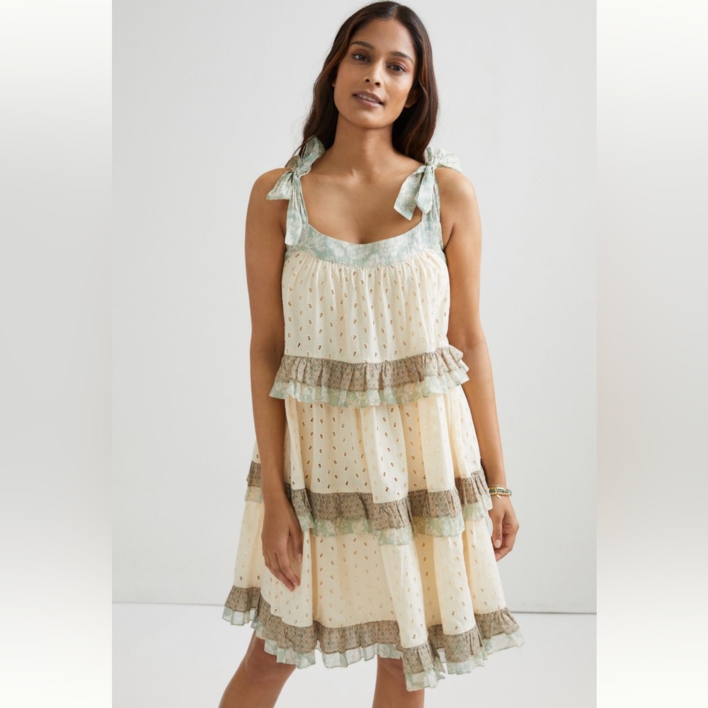 Anthropologie Effie Eyelet Mini Dress